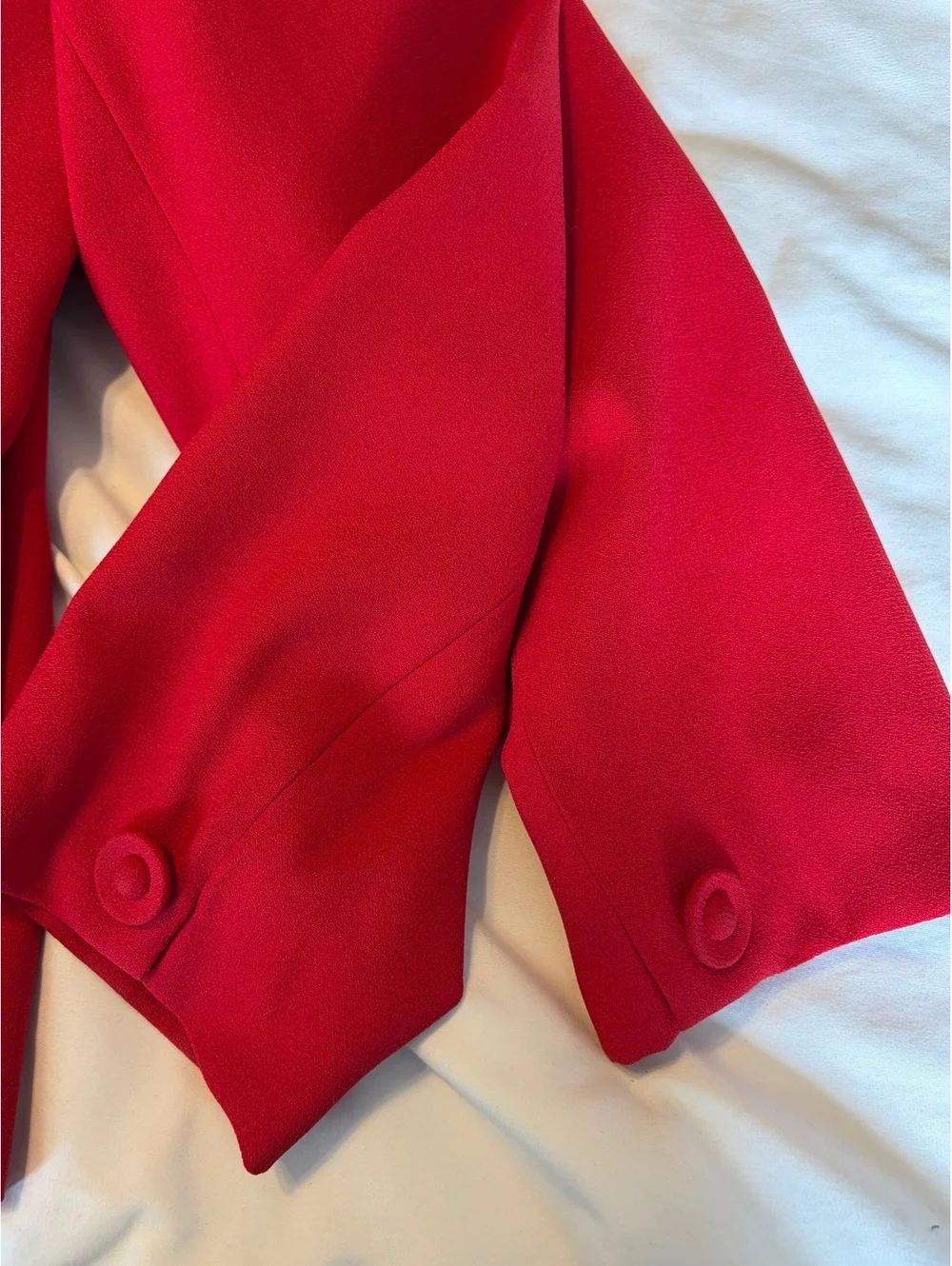 Vintage Morgan Taylor Red 2-Piece Skirt Suit – Double Breasted Power Suit